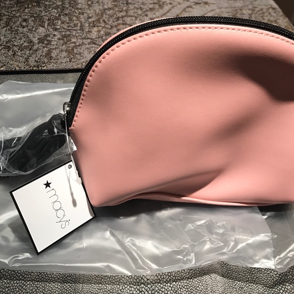 Macys Blush Pink Cosmetics Bag - Picture 6 of 8